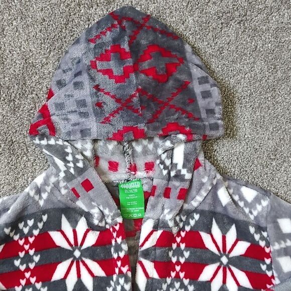 Kids Size XL Unisex 100% Polyester Hooded Robe - Picture 4 of 9